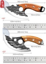 Multifunctional Kitchen Knife Stainless Steel Forged Knife Meat Cleaver Boning Knife with Bottle Opener Portable Pocket Knife - Image 6
