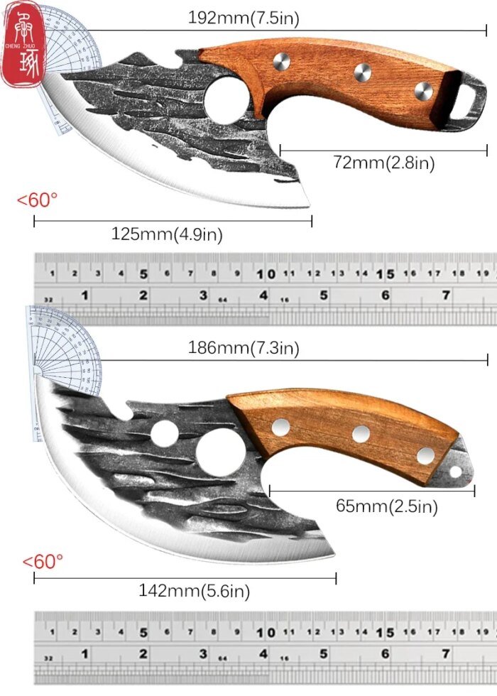 Multifunctional Kitchen Knife Stainless Steel Forged Knife Meat Cleaver Boning Knife with Bottle Opener Portable Pocket Knife - Image 6