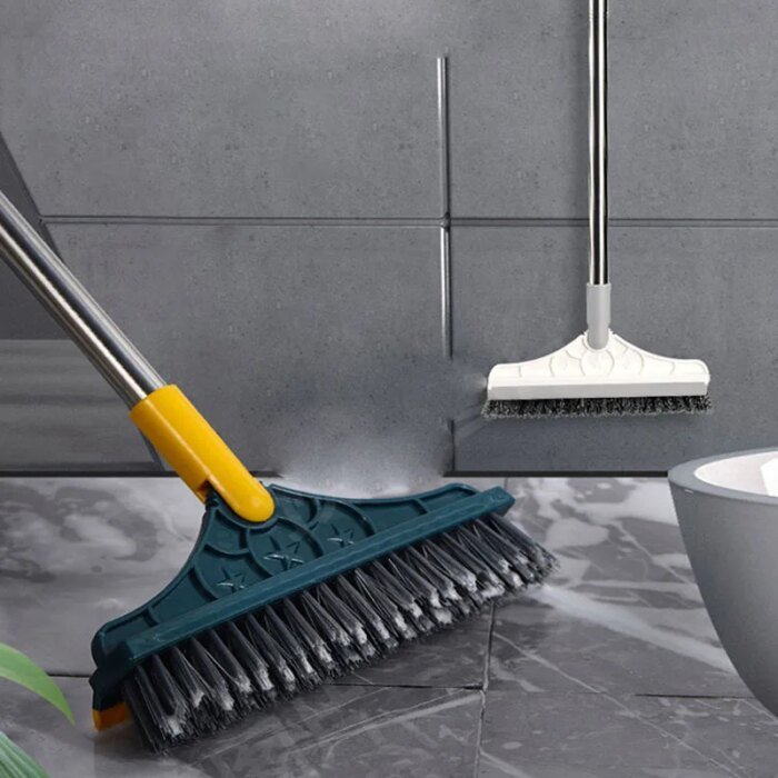 Bathroom Floor Brush Wash the floor Brush the ground Seam Brush Tile Long Handle Wall Wash Toilet Cleaning - Image 1