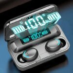 Wireless Bluetooth Headphones Tws Waterproof Earbuds Earphones Digital Display Heaset Large Capacity Charging Case