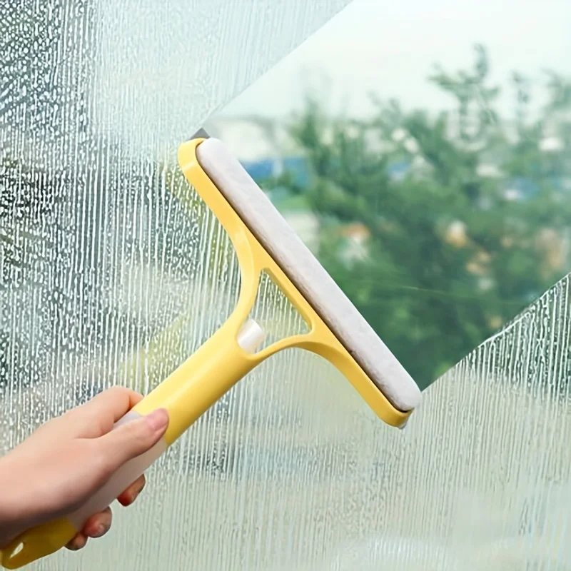 Multifunctional Glass Wiper with Watering Can - Perfect for Cleaning Mirrors, Windows, and Cars - Includes Bathroom Accessories Multifunctional Glass Wiper with Watering Can - Perfect for Cleaning Mirrors, Windows, and Cars - Includes Bathroom Accessories