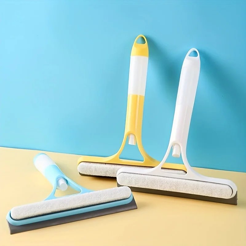 Multifunctional Glass Wiper with Watering Can - Perfect for Cleaning Mirrors, Windows, and Cars - Includes Bathroom Accessories Multifunctional Glass Wiper with Watering Can - Perfect for Cleaning Mirrors, Windows, and Cars - Includes Bathroom Accessories