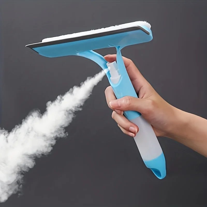 Multifunctional Glass Wiper with Watering Can - Perfect for Cleaning Mirrors, Windows, and Cars - Includes Bathroom Accessories Multifunctional Glass Wiper with Watering Can - Perfect for Cleaning Mirrors, Windows, and Cars - Includes Bathroom Accessories