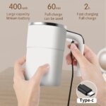 Automatic Stirring Cup Rechargeable Portable Coffee Electric Stirring Stainless Steel Mixer Rotating Magnetic Self Stirring Mugs - Image 2