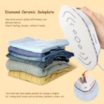 Handheld Mini Electric Dry Iron 120V/220V Dual-voltage 30S Heat Non-steam Garment Irons for Clothes Portable Lightweight Travel - Image 4