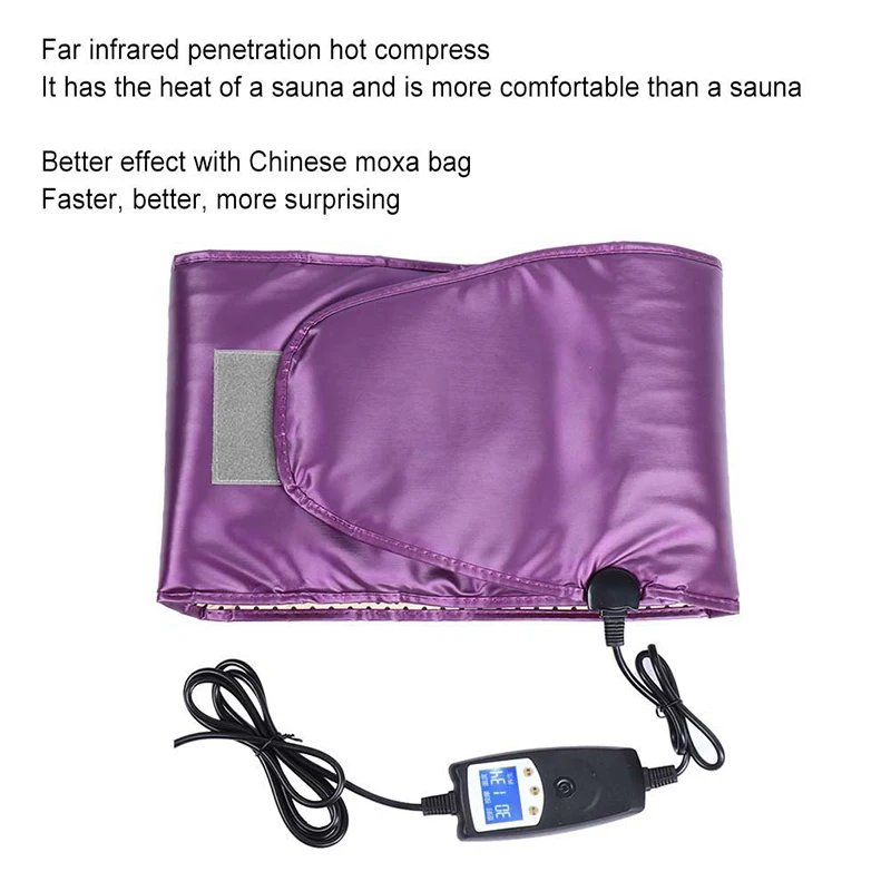 Electric Sauna Heating Belt Slimming Weight Loss Beauty Far Infrared Warm Uterut Female Menstrual Belly Back Pain Relief Tool Electric Sauna Heating Belt Slimming Weight Loss Beauty Far Infrared Warm Uterut Female Menstrual Belly Back Pain Relief Tool