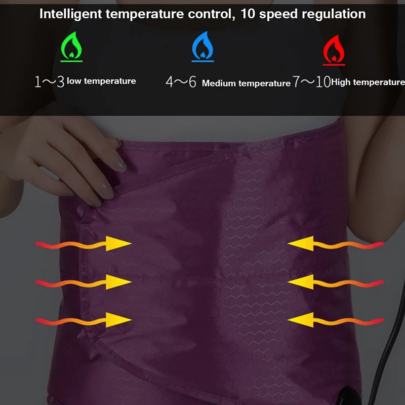 Electric Sauna Heating Belt Slimming Weight Loss Beauty Far Infrared Warm Uterut Female Menstrual Belly Back Pain Relief Tool Electric Sauna Heating Belt Slimming Weight Loss Beauty Far Infrared Warm Uterut Female Menstrual Belly Back Pain Relief Tool