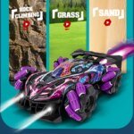 Drift RC Car With Led Lights Music 2.4G Glove Gesture Radio Remote Control Spray Stunt Car 4WD Electric Children Toys - Image 6