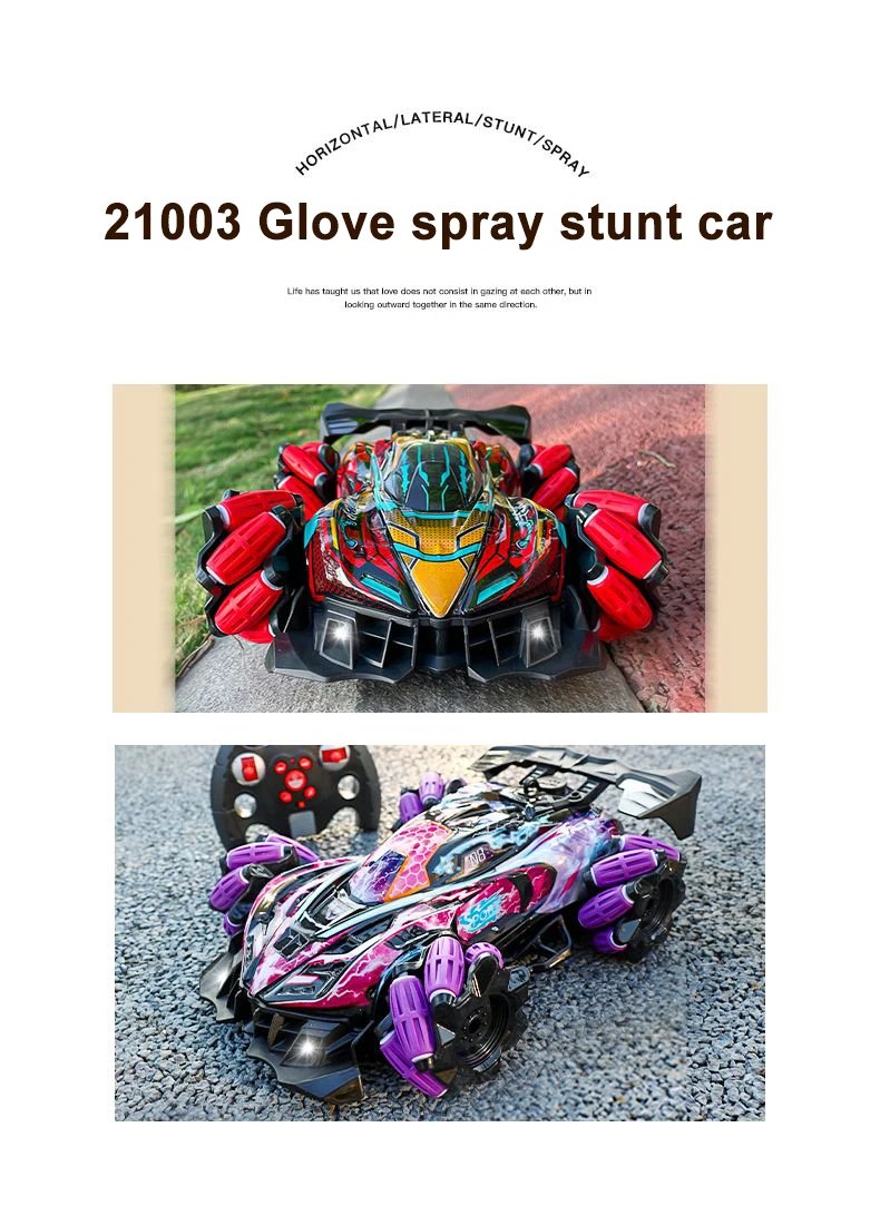 WLtoys F1 Drift RC Car With Led Lights Music 2.4G Glove Gesture Radio Remote Control Spray Stunt Car 4WD Electric Children Toys WLtoys F1 Drift RC Car With Led Lights Music 2.4G Glove Gesture Radio Remote Control Spray Stunt Car 4WD Electric Children Toys