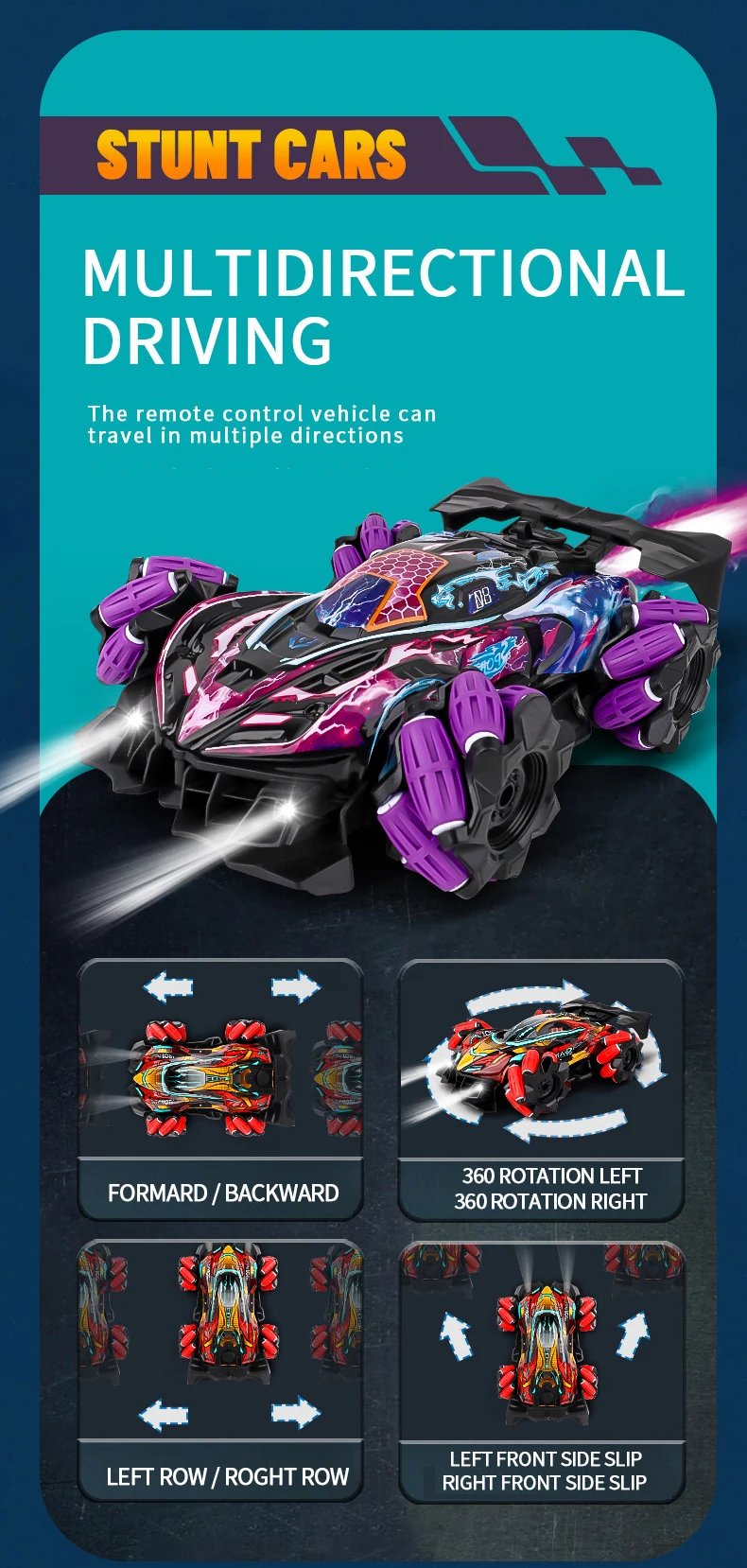 WLtoys F1 Drift RC Car With Led Lights Music 2.4G Glove Gesture Radio Remote Control Spray Stunt Car 4WD Electric Children Toys WLtoys F1 Drift RC Car With Led Lights Music 2.4G Glove Gesture Radio Remote Control Spray Stunt Car 4WD Electric Children Toys
