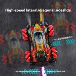 Drift RC Car With Led Lights Music 2.4G Glove Gesture Radio Remote Control Spray Stunt Car 4WD Electric Children Toys - Image 5
