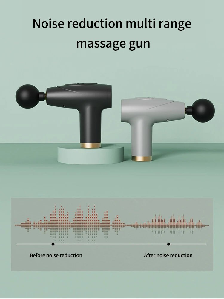 Black 4-Head Mini Fascia Gun Multi-Stage Massage Gun Muscle Relaxation Massage Equipment Portable Vibration Massager Black 4-Head Mini Fascia Gun Multi-Stage Massage Gun Muscle Relaxation Massage Equipment Portable Vibration Massager