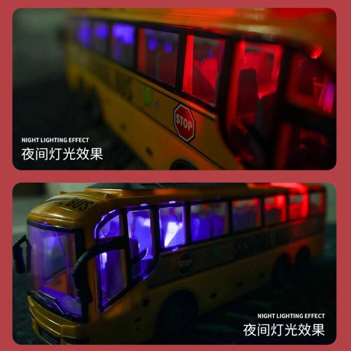 Electric Remote Control school bus with Lights - Image 2