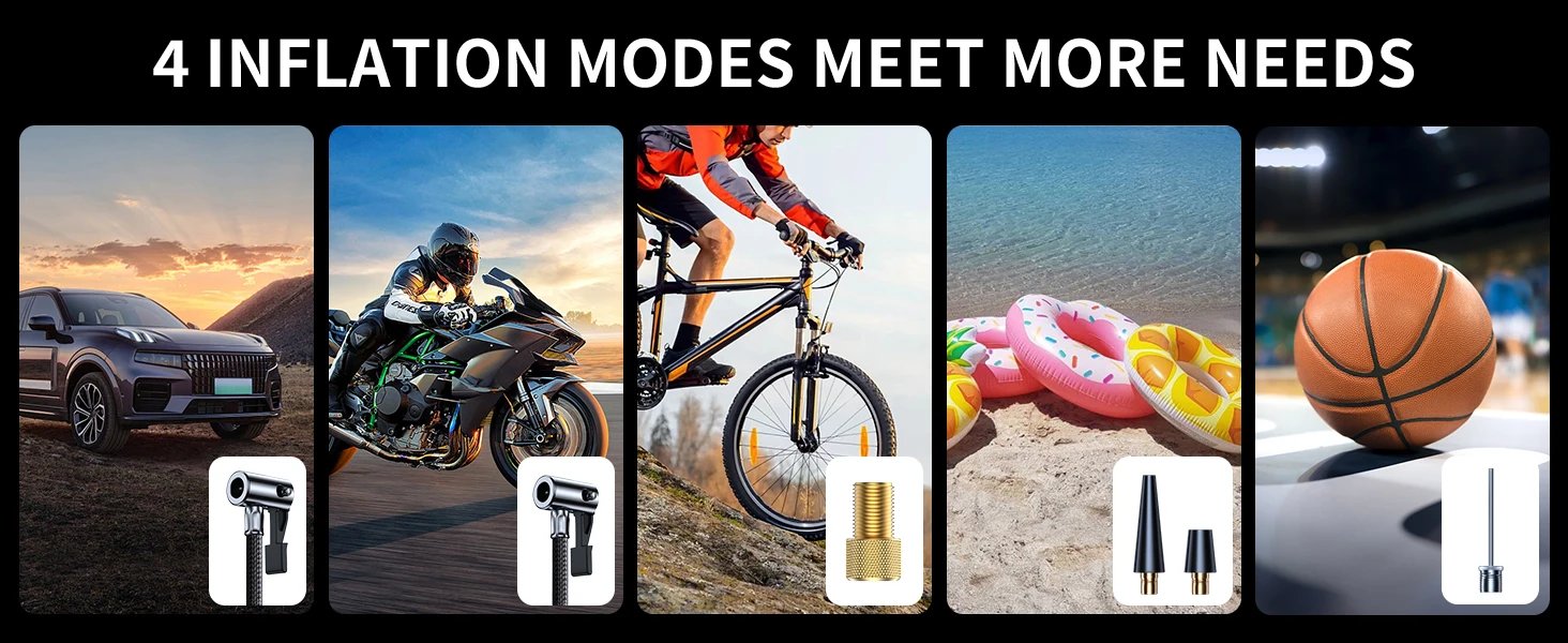 BUVAYE 4 in 1 Car Jump Starter Air Pump 150PSI Tyre Compressor 2000A Starter Device 10000mAh Power bank Digital Inflatable Pump BUVAYE 4 in 1 Car Jump Starter Air Pump 150PSI Tyre Compressor 2000A Starter Device 10000mAh Power bank Digital Inflatable Pump