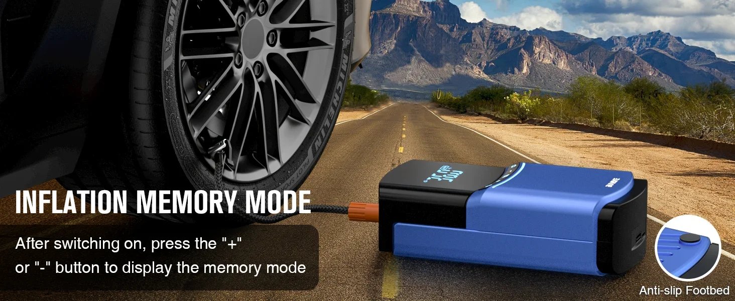BUVAYE 4 in 1 Car Jump Starter Air Pump 150PSI Tyre Compressor 2000A Starter Device 10000mAh Power bank Digital Inflatable Pump BUVAYE 4 in 1 Car Jump Starter Air Pump 150PSI Tyre Compressor 2000A Starter Device 10000mAh Power bank Digital Inflatable Pump