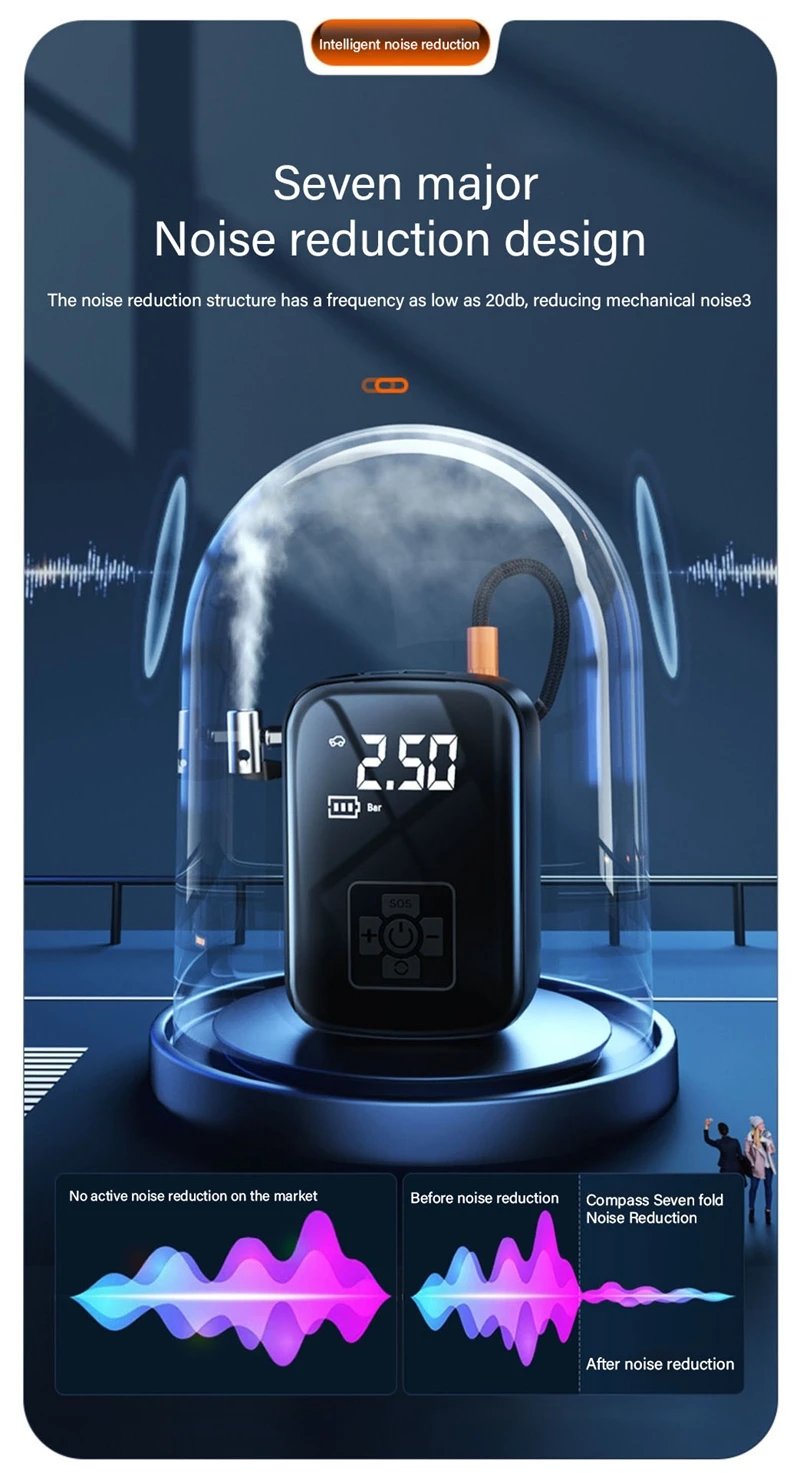 1pc Wireless Car Air Compressor Air Pump Electric Tire Inflator Pump for Motorcycle Bicycle Boat AUTO Tyre Balls Inflatable 1pc Wireless Car Air Compressor Air Pump Electric Tire Inflator Pump for Motorcycle Bicycle Boat AUTO Tyre Balls Inflatable