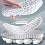 4D Orthopedic Sport Insoles Super Soft Breathable High-elasticity Shock Absorption Running Shoe Pad Anti-pain Deodorant Cushion - Image 5