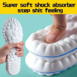 4D Orthopedic Sport Insoles Super Soft Breathable High-elasticity Shock Absorption Running Shoe Pad Anti-pain Deodorant Cushion - Image 3