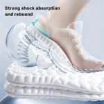 4D Orthopedic Sport Insoles Super Soft Breathable High-elasticity Shock Absorption Running Shoe Pad Anti-pain Deodorant Cushion - Image 4