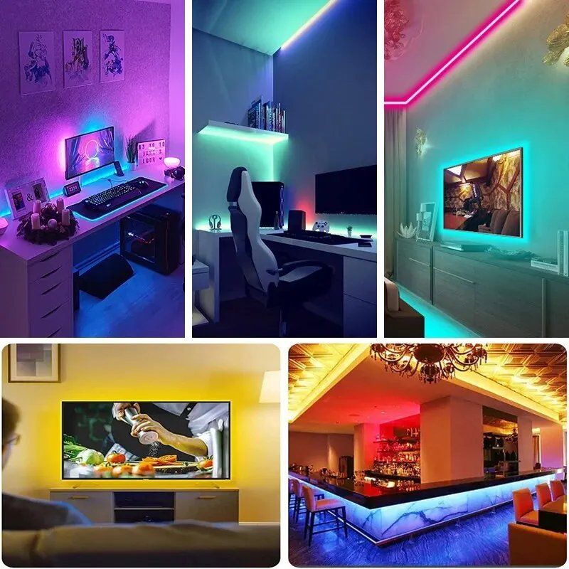 Led Strip Lights Bluetooth Control RGB LED Lights for TV USB 5V Led Tape for TV Backlight Room Party Decoration Led Strip Lights Bluetooth Control RGB LED Lights for TV USB 5V Led Tape for TV Backlight Room Party Decoration