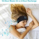 Bluetooth Earphones Sports Sleeping Headband Elastic Wireless Headphones Music Eye Mask Wireless Bluetooth Headset Headband - Image 6