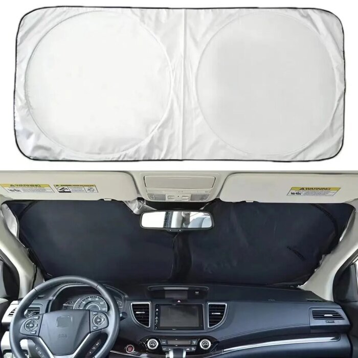 Car Window Sunshade Cover Sun Shade Windshield Visor Protector Windscreen Folding Auto UV Protection Curtain Styling Accessories - Image 1