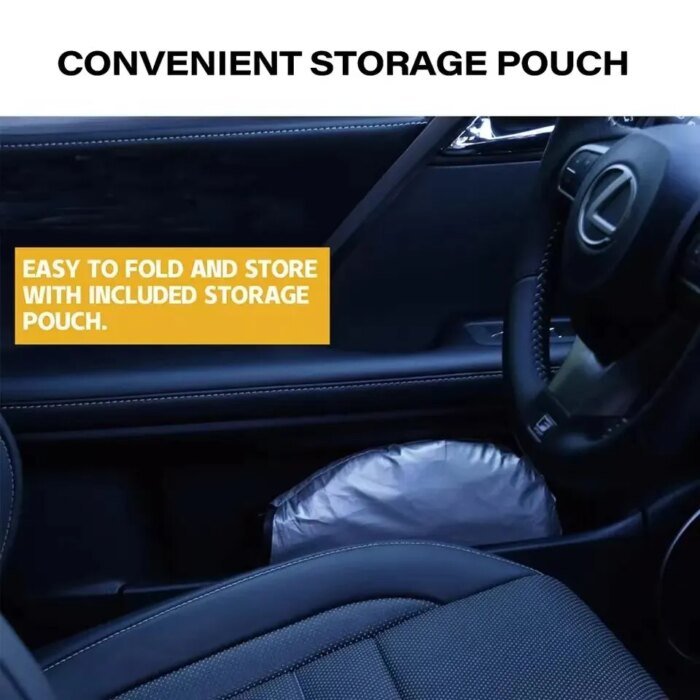 Car Window Sunshade Cover Sun Shade Windshield Visor Protector Windscreen Folding Auto UV Protection Curtain Styling Accessories - Image 6