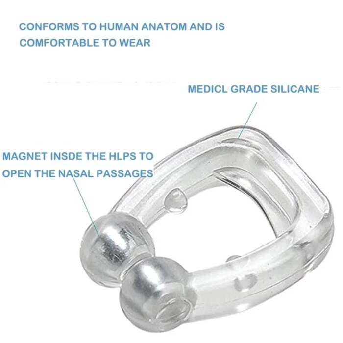Hot Anti Snoring Corrector Snore Prevention Gadget Men Women Anti-Snore Device Snore Elimination Nose Clip Quiet Sleep Night - Image 4