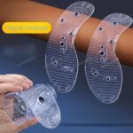 Acupressure on Foot Shoes Insole Magnet Massage Silicone Insoles for Medical Men increase time Women lose weight Shoe Sole
