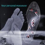Acupressure on Foot Shoes Insole Magnet Massage Silicone Insoles for Medical Men increase time Women lose weight Shoe Sole - Image 3