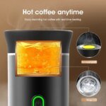 3 in 1 Electric Travel Espresso Machine Heating Water Portable Coffee Maker Compatible with Ground Coffee Small Large Capsules - Image 4