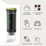 3 in 1 Electric Travel Espresso Machine Heating Water Portable Coffee Maker Compatible with Ground Coffee Small Large Capsules - Image 6