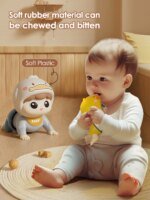 crawling doll baby toy with music, aged 0-1, learning crawling guidance and head up training - Image 4
