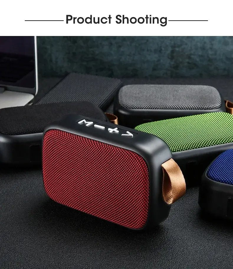 New Wireless Bluetooth Speaker Outdoor Portable Subwoofer Mini Speaker Home Cloth Card Speaker