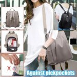 Lightweight Waterproof Large Capacity Detachable Shoulder Strap Multi Functional Women's Backpack - Image 6