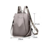 Lightweight Waterproof Large Capacity Detachable Shoulder Strap Multi Functional Women's Backpack - Image 2