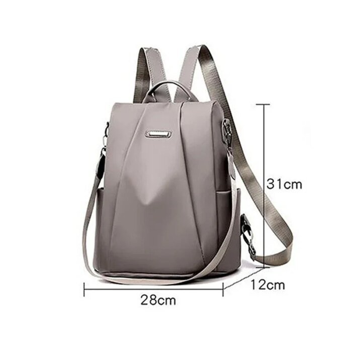 Lightweight Waterproof Large Capacity Detachable Shoulder Strap Multi Functional Women's Backpack - Image 2