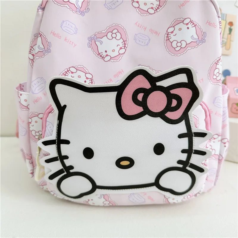 Anime Cartoon Kuromi Melody Cinnamoroll Backpack Boys Girls Cartoon Hello Kitty Kawaii Canvas Fashion Children's Schoolbag Anime Cartoon Kuromi Melody Cinnamoroll Backpack Boys Girls Cartoon Hello Kitty Kawaii Canvas Fashion Children's Schoolbag