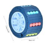 3D Cylinder Cube Toy Magical Bean Gyro Rotate Slide Puzzle Games Relieve Stress Children Educational Montessori Infant Toys Gift - Image 6