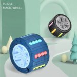 3D Cylinder Cube Toy Magical Bean Gyro Rotate Slide Puzzle Games Relieve Stress Children Educational Montessori Infant Toys Gift - Image 4