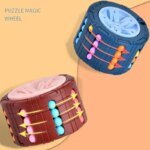 3D Cylinder Cube Toy Magical Bean Gyro Rotate Slide Puzzle Games Relieve Stress Children Educational Montessori Infant Toys Gift - Image 5