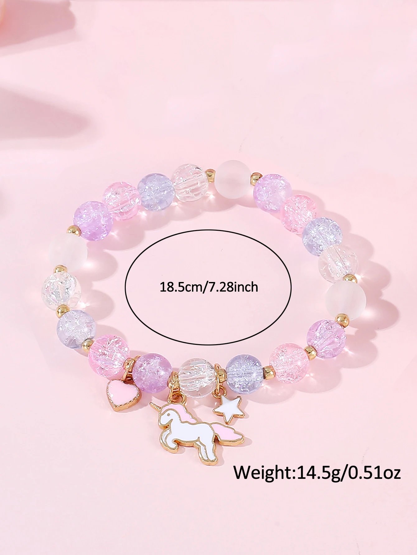 1pcs Unicorn Pink Silicone Electronic Watch +1pcs Unicorn Crystal Bracelet Set as a Gift for My DAUGHTER'S GRADUATION Season