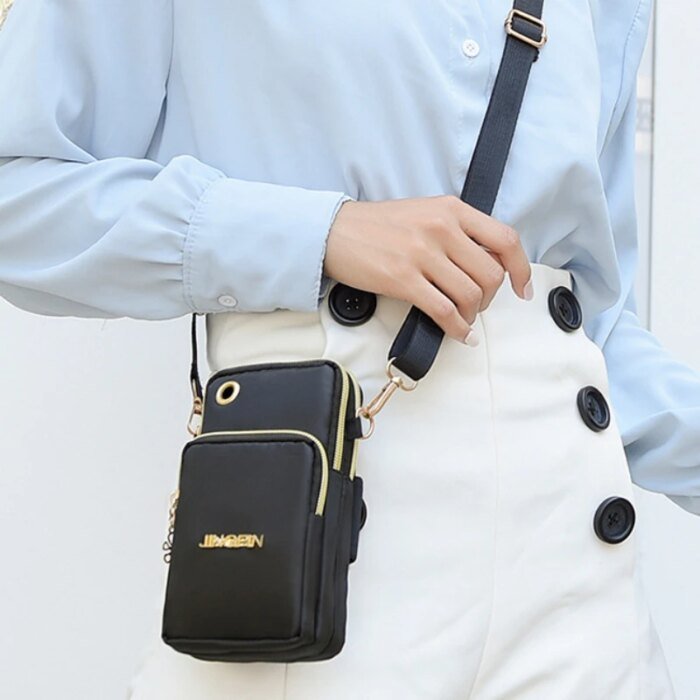 New Fashionable Flow Large Capacity Casual Lightweight  Handbag Ladies Fashionable Street One Shoulder Phone Package - Image 1
