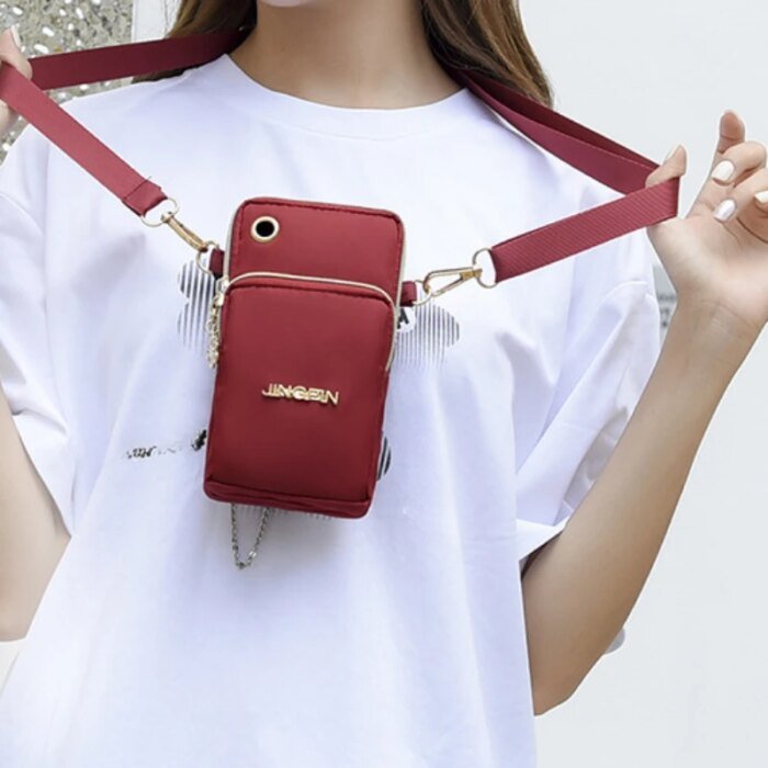 New Fashionable Flow Large Capacity Casual Lightweight  Handbag Ladies Fashionable Street One Shoulder Phone Package - Image 3