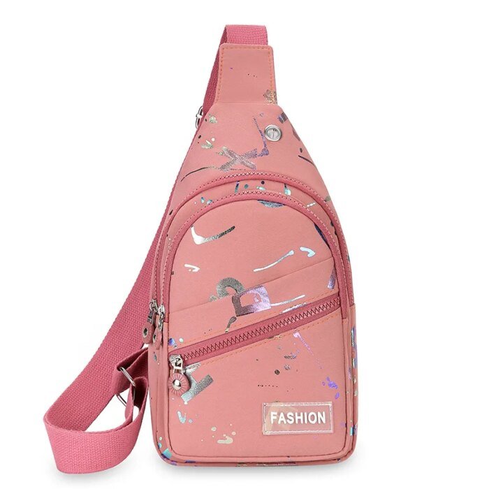 Chest Bag Crossbody Small Sling Backpack Sling Bag for Women, Chest Bag Daypack Crossbody for Travel Sport Crossbody Backpack - Image 4