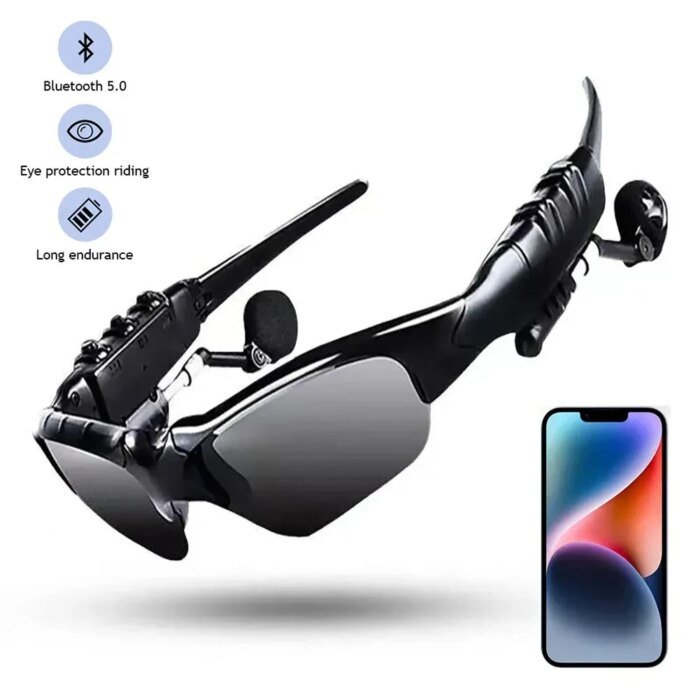 Sports Stereo Wireless Bluetooth Cycling Sunglasses 5.0 Headset Telephone Polarized Driving Sunglasses/mp3 Riding Eyes Glasses - Image 1