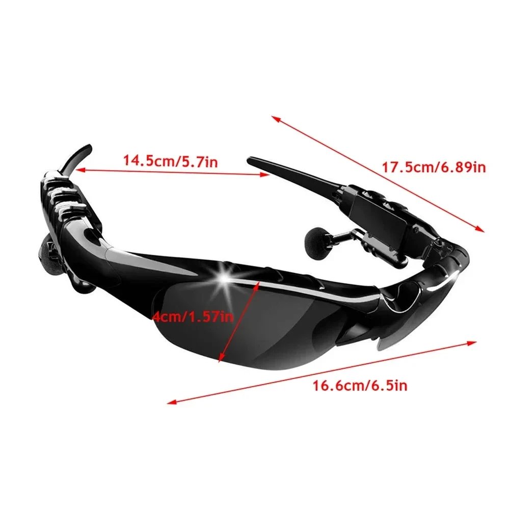 Sports Stereo Wireless Bluetooth Cycling Sunglasses 5.0 Headset Telephone Polarized Driving Sunglasses/mp3 Riding Eyes Glasses