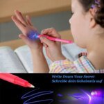 Invisible Ink Pen 12 PCS, Spy Pen with UV Light, Magic Marker for Secret Message,Treasure Box Prizes,Kids Party Favors,Toys Gift - Image 5