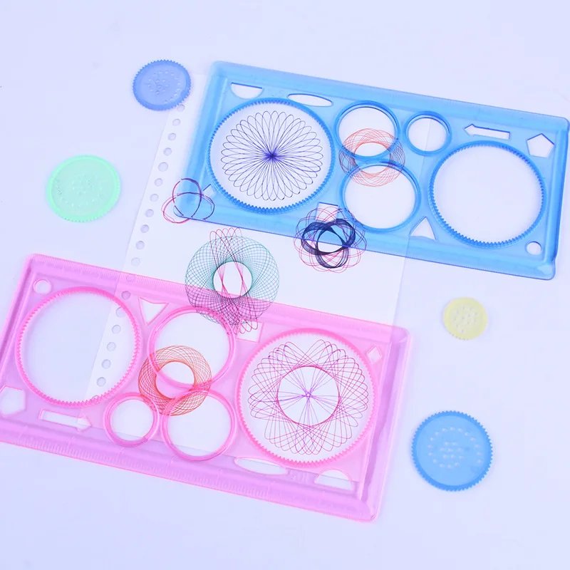 Geometry Spirograph Drawing Stencils Set Painting Template Art Crafts Creative Kids Educational Toy Variety of Flowers Ruler Geometry Spirograph Drawing Stencils Set Painting Template Art Crafts Creative Kids Educational Toy Variety of Flowers Ruler