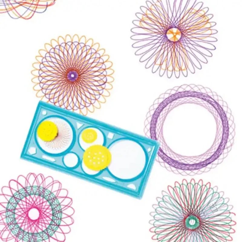 Geometry Spirograph Drawing Stencils Set Painting Template Art Crafts Creative Kids Educational Toy Variety of Flowers Ruler Geometry Spirograph Drawing Stencils Set Painting Template Art Crafts Creative Kids Educational Toy Variety of Flowers Ruler